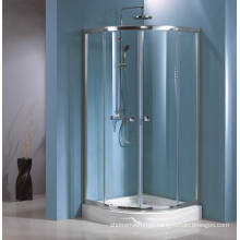 Competitive Simple Tempered Glass Shower Enclosure (HR-249Q) with Double-Side Easy Clean Coating